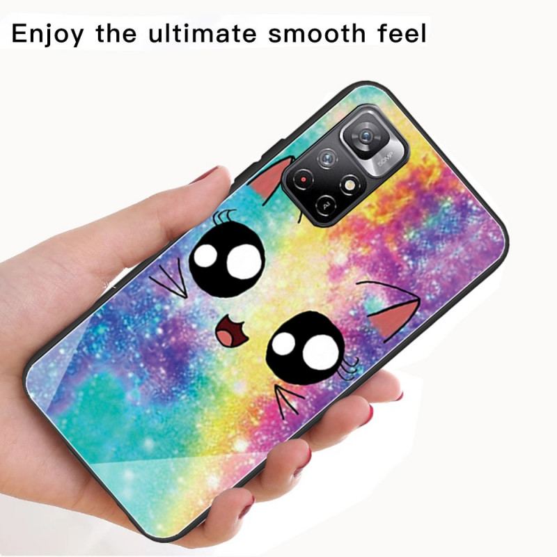 Coque Poco M4 Pro 5G Verre Trempé Chat