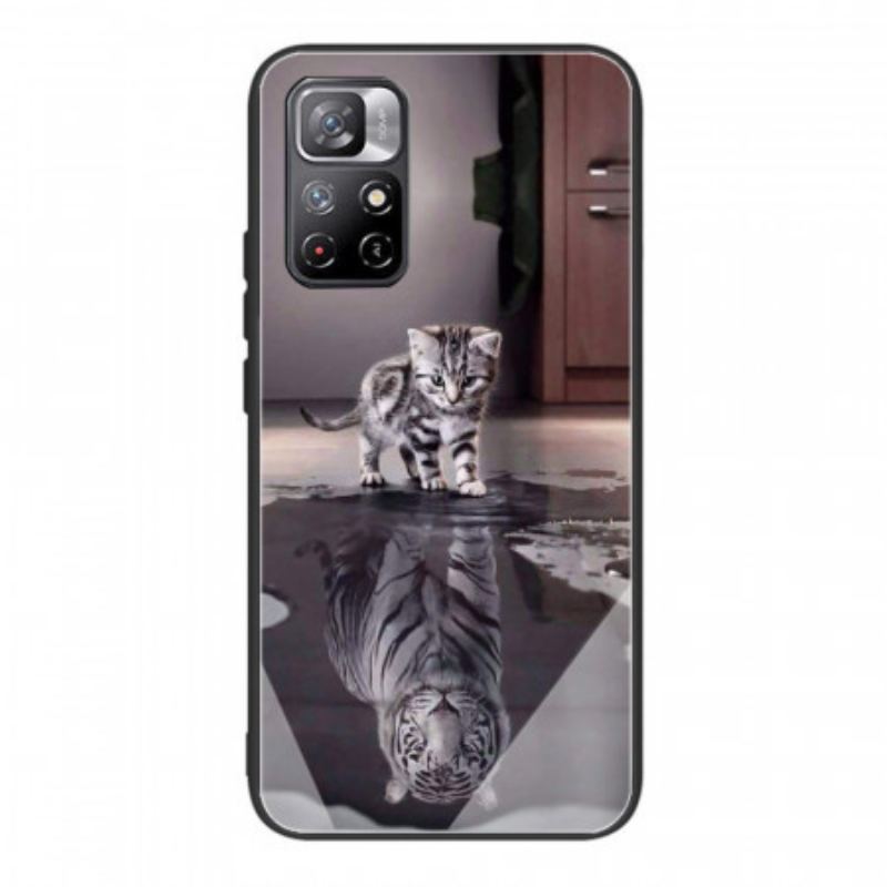 Coque Poco M4 Pro 5G Verre Trempé Ernest le Tigre