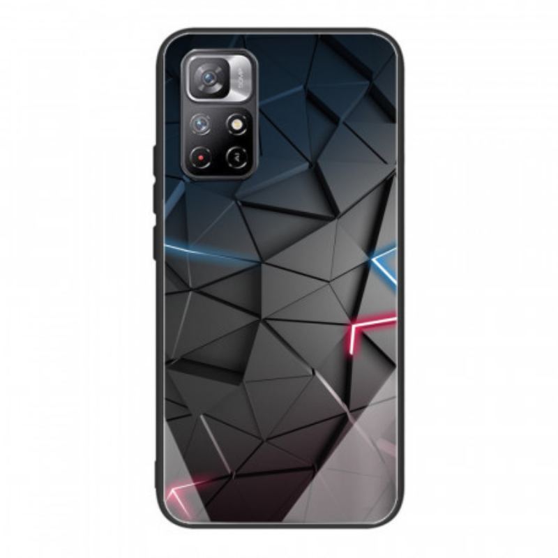 Coque Poco M4 Pro 5G Verre Trempé Géométrie