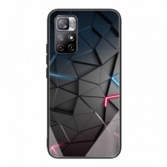 Coque Poco M4 Pro 5G Verre Trempé Géométrie