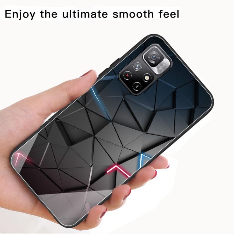 Coque Poco M4 Pro 5G Verre Trempé Géométrie