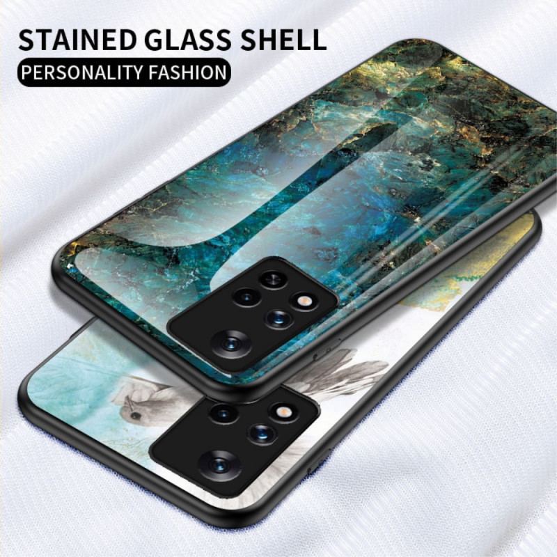 Coque Poco M4 Pro 5G Verre Trempé Marble Colors