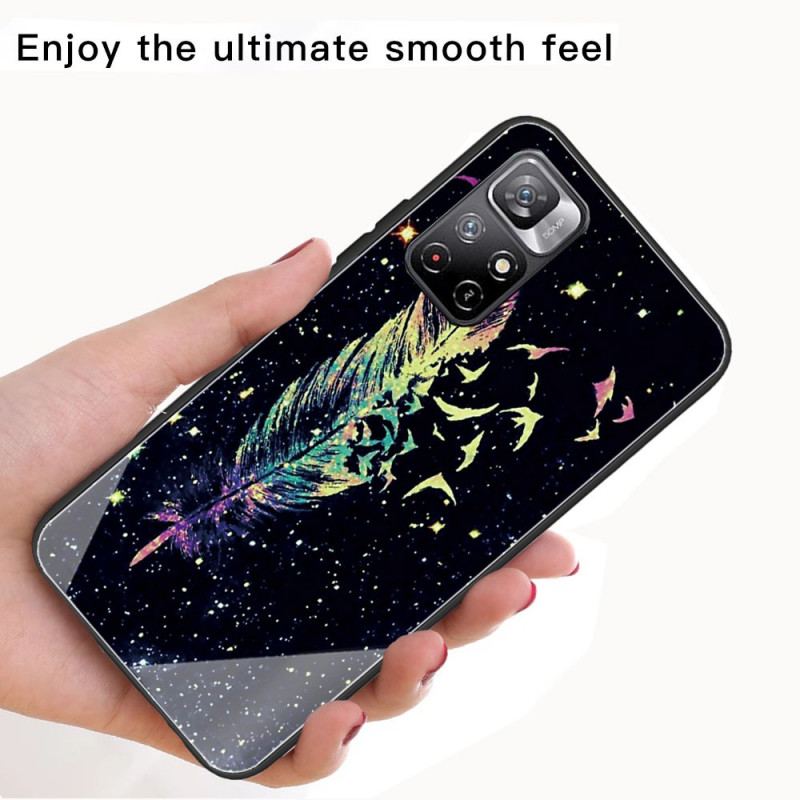 Coque Poco M4 Pro 5G Verre Trempé Plume