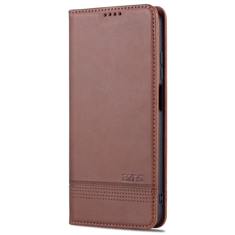 Flip Cover Poco M4 Pro 5G Style Cuir AZNS