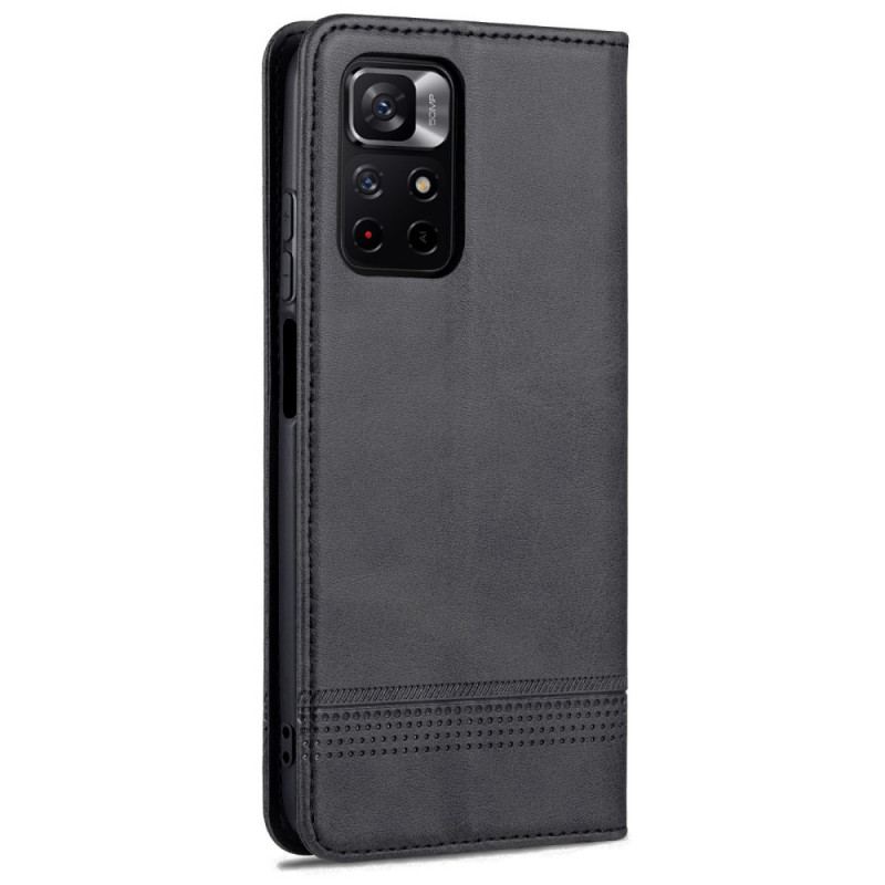 Flip Cover Poco M4 Pro 5G Style Cuir AZNS