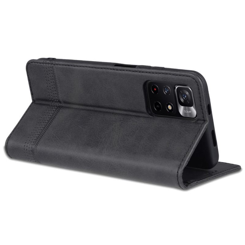 Flip Cover Poco M4 Pro 5G Style Cuir AZNS