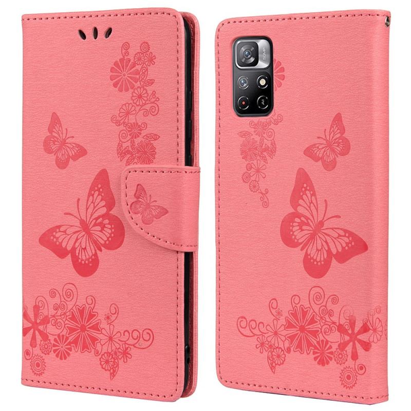 Housse iPhone 11 Pro Splendides Papillons à Lanière