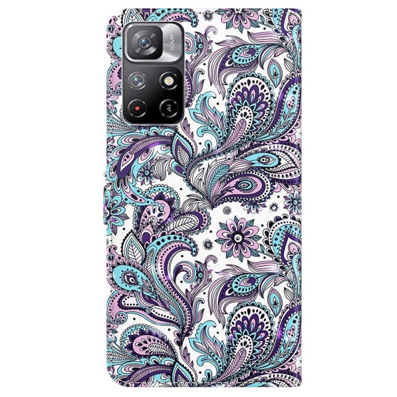 Housse Poco M4 Pro 5G Fleurs Motifs