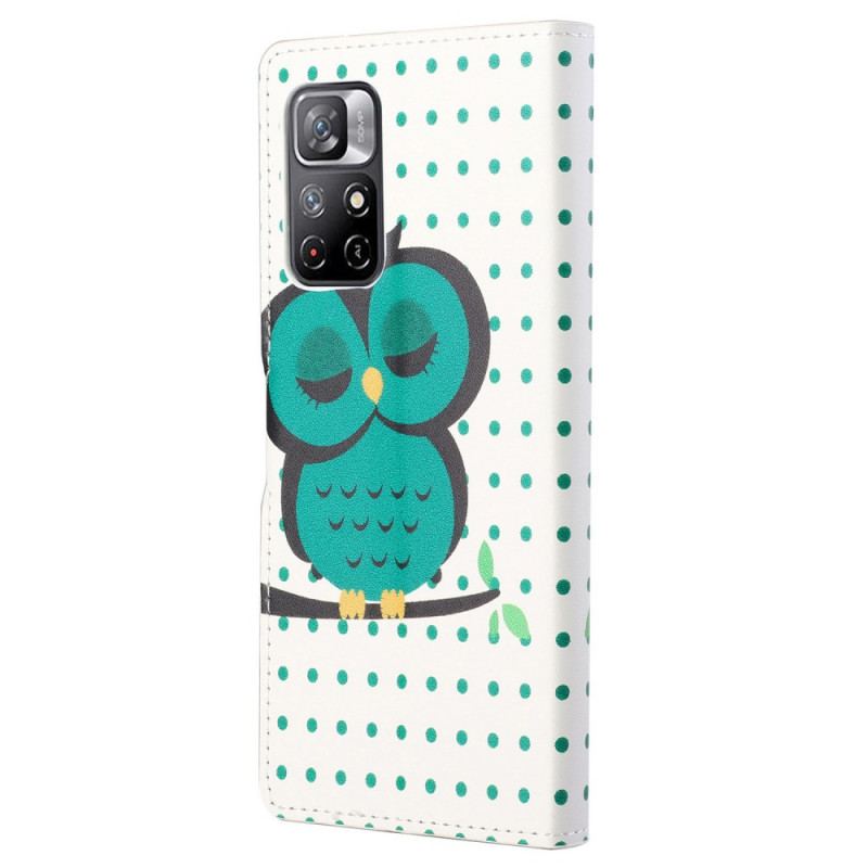 Housse Poco M4 Pro 5G Hibou Endormi