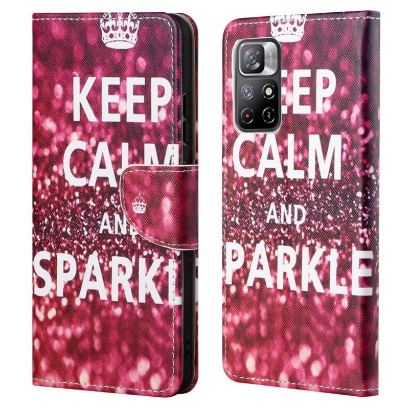 Housse Poco M4 Pro 5G Keep Calm and Sparkle