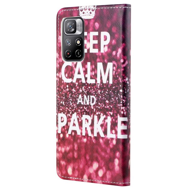 Housse Poco M4 Pro 5G Keep Calm and Sparkle