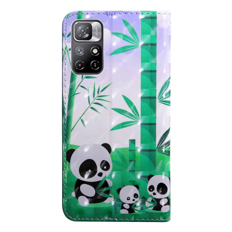 Housse Poco M4 Pro 5G Light Spot Pandas