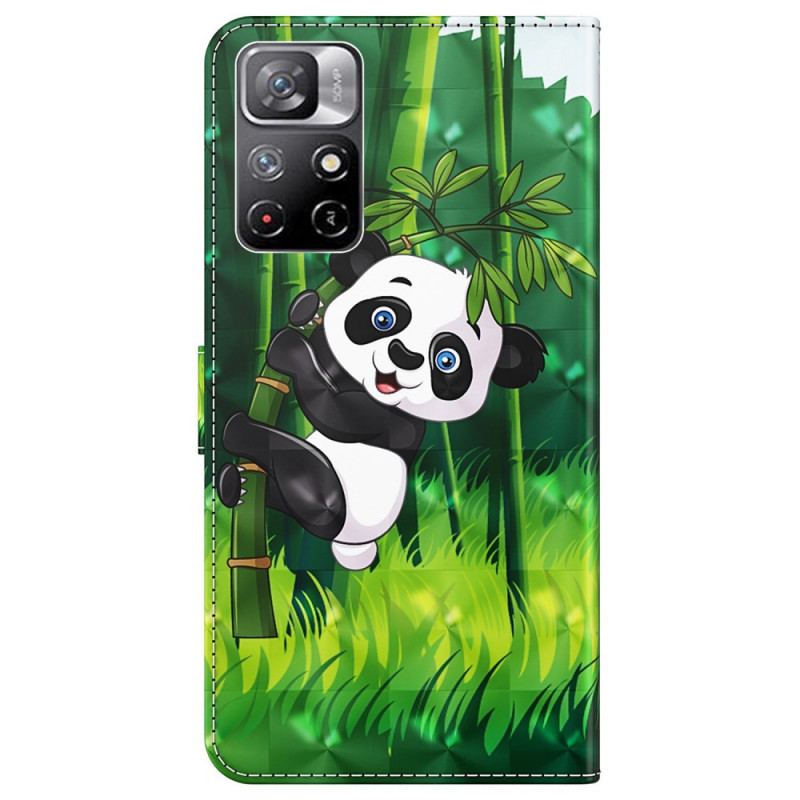 Housse Poco M4 Pro 5G Panda et Bambou