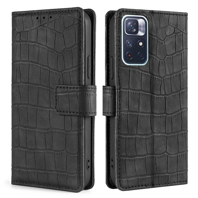 Housse Poco M4 Pro 5G Skin-Touch Crocodile