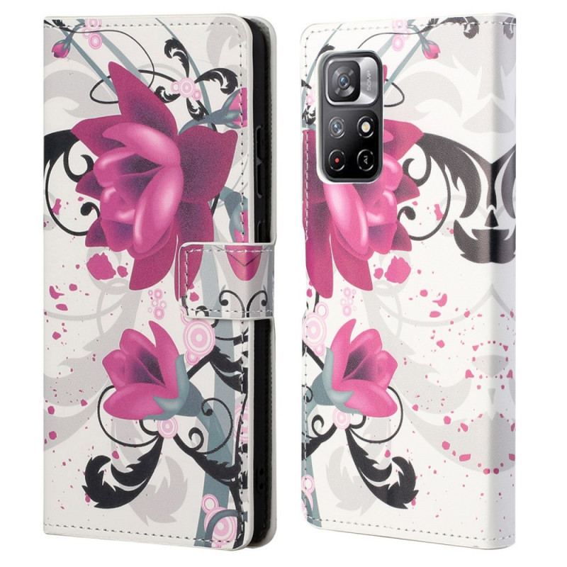 Housse Poco M4 Pro 5G Tropical Flowers