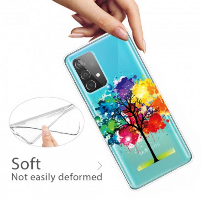 Coque Samsung Galaxy A52 4G / A52 5G / A52s 5G Arbre Aquarelle