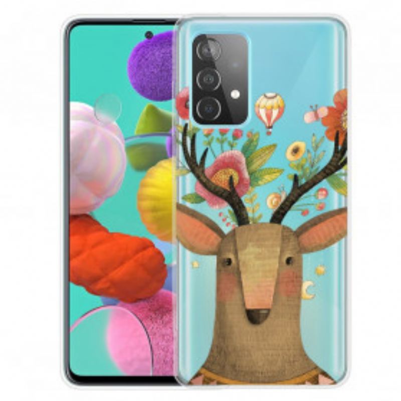 Coque Samsung Galaxy A52 4G / A52 5G / A52s 5G Cerf Tribal