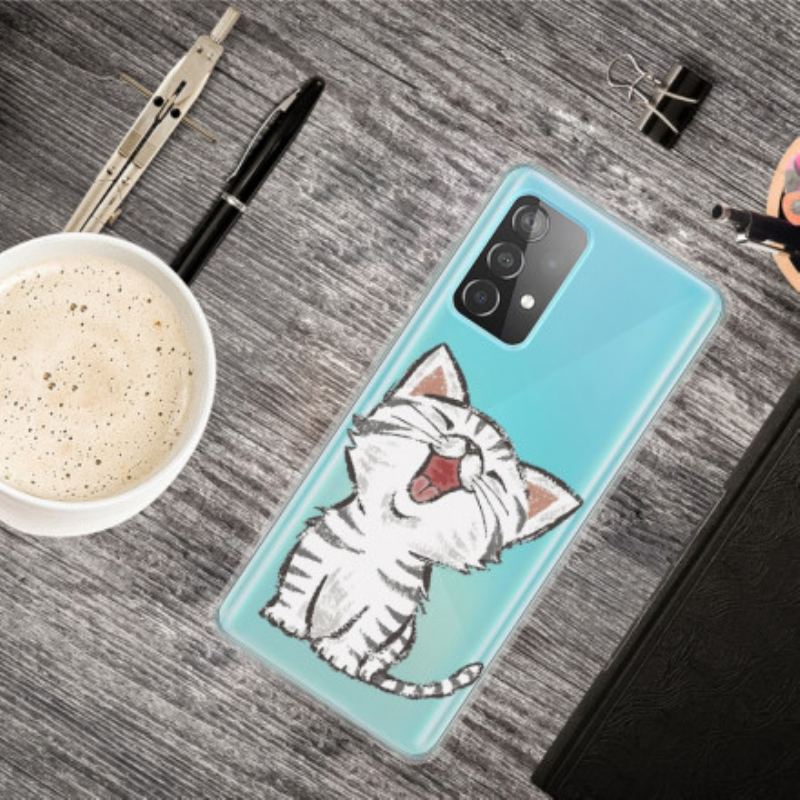 Coque Samsung Galaxy A52 4G / A52 5G / A52s 5G Cute Cat