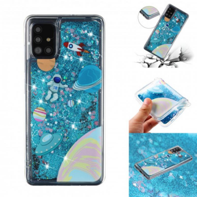 Coque Samsung Galaxy A52 4G / A52 5G / A52s 5G Espace Paillettes