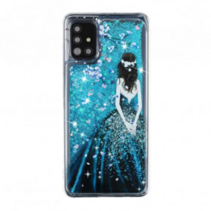 Coque Samsung Galaxy A52 4G / A52 5G / A52s 5G Femme Paillettes