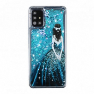 Coque Samsung Galaxy A52 4G / A52 5G / A52s 5G Femme Paillettes