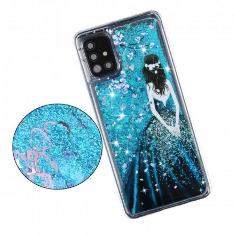 Coque Samsung Galaxy A52 4G / A52 5G / A52s 5G Femme Paillettes