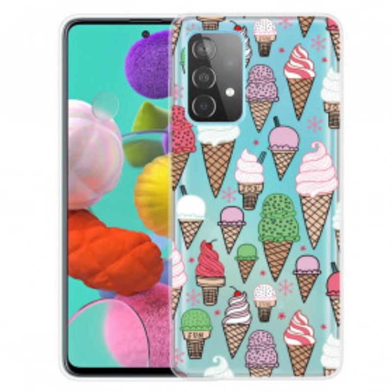 Coque Samsung Galaxy A52 4G / A52 5G / A52s 5G Glaces à la Crème