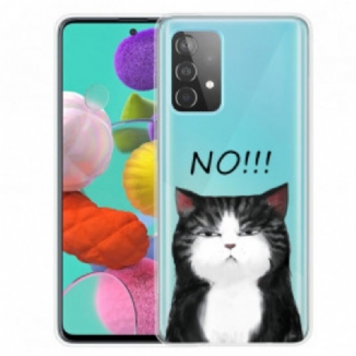 Coque Samsung Galaxy A52 4G / A52 5G / A52s 5G Le Chat Qui Dit Non