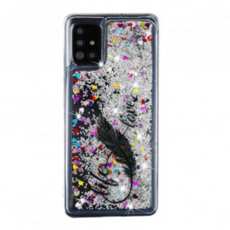 Coque Samsung Galaxy A52 4G / A52 5G / A52s 5G Life & Love Paillettes