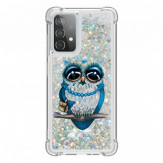 Coque Samsung Galaxy A52 4G / A52 5G / A52s 5G Miss Hibou Paillettes