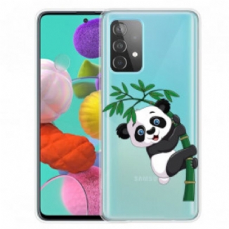 Coque Samsung Galaxy A52 4G / A52 5G / A52s 5G Panda Sur Le Bambou