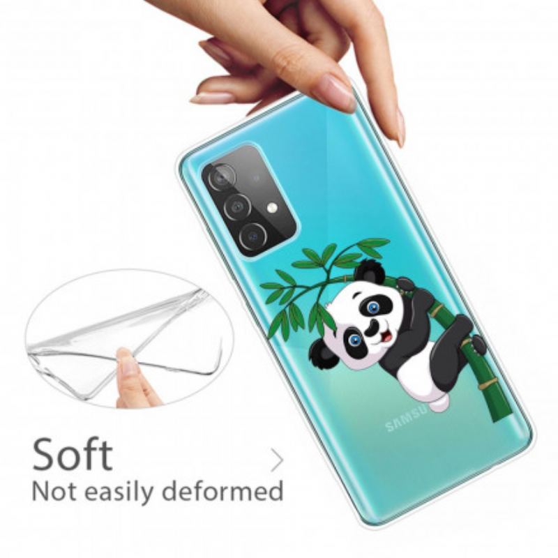 Coque Samsung Galaxy A52 4G / A52 5G / A52s 5G Panda Sur Le Bambou