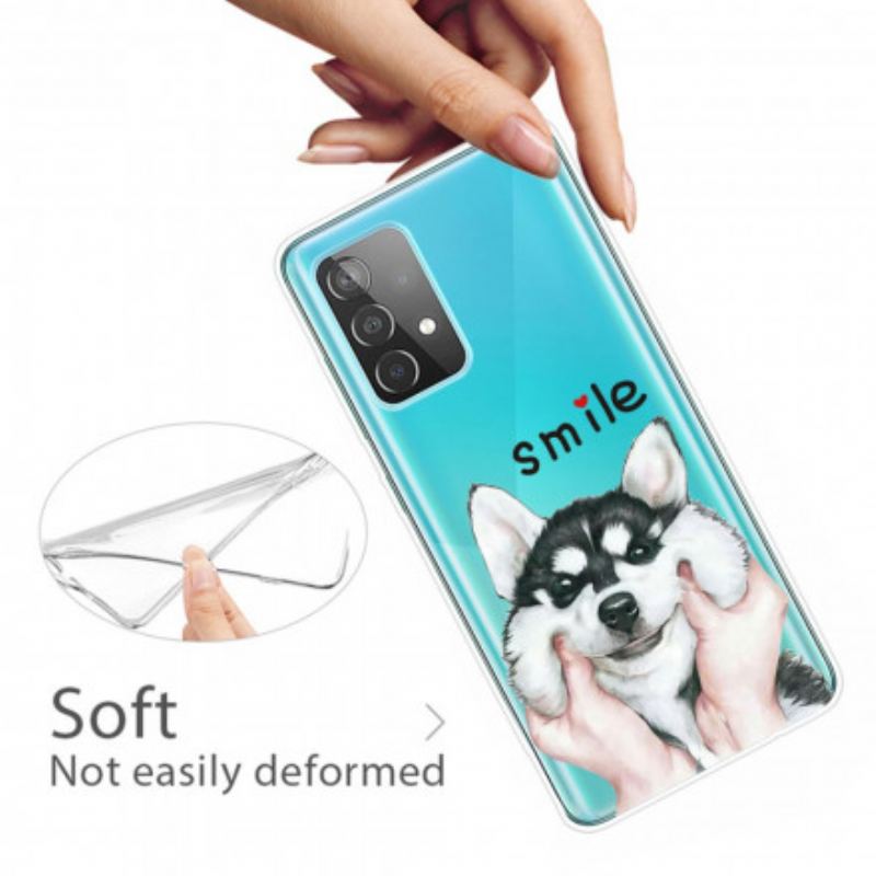 Coque Samsung Galaxy A52 4G / A52 5G / A52s 5G Smile Dog