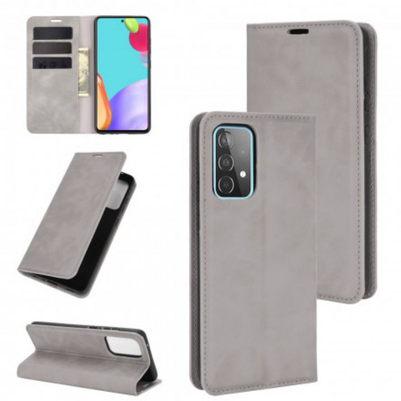 Flip Cover Samsung Galaxy A52 4G / A52 5G / A52s 5G Effet Cuir Douceur