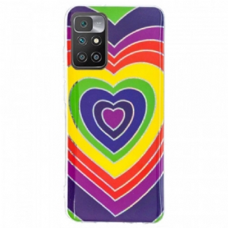 Coque Xiaomi Redmi 10 Coeur Psychédélique