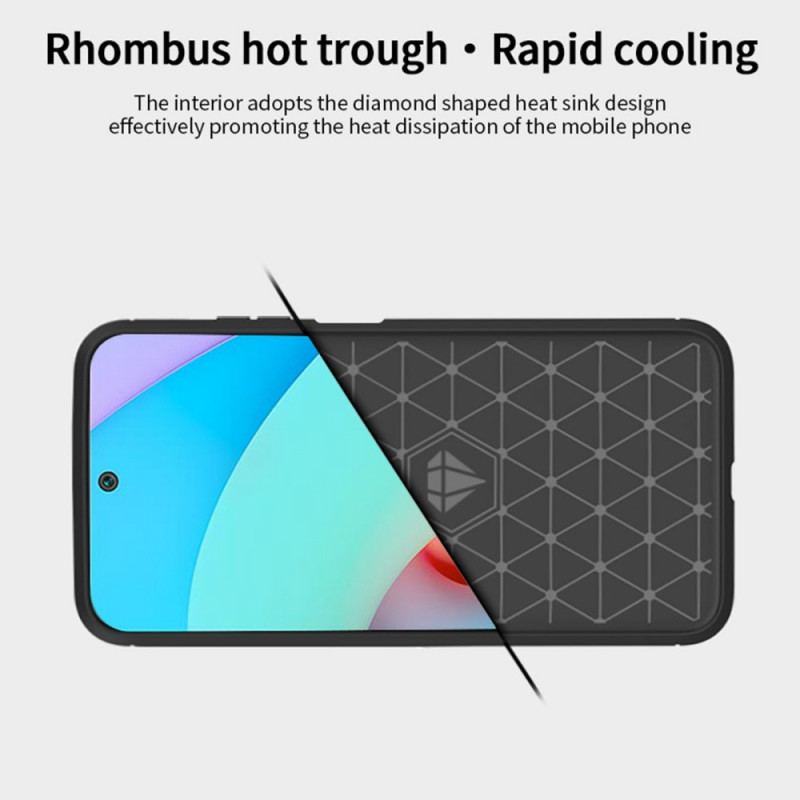 Coque Xiaomi Redmi 10 Fibre Carbone Brossée MOFI