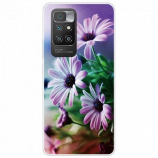 Coque Xiaomi Redmi 10 Fleurs Réalistes