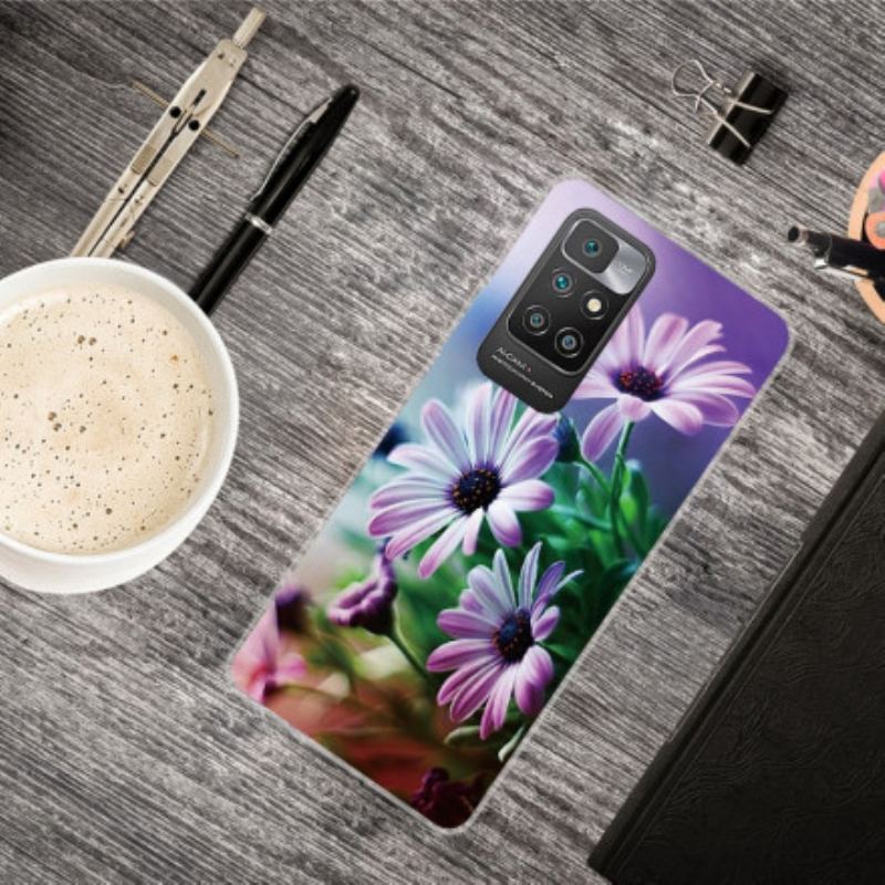 Coque Xiaomi Redmi 10 Fleurs Réalistes