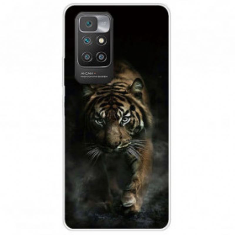 Coque Xiaomi Redmi 10 Flexible Tigre