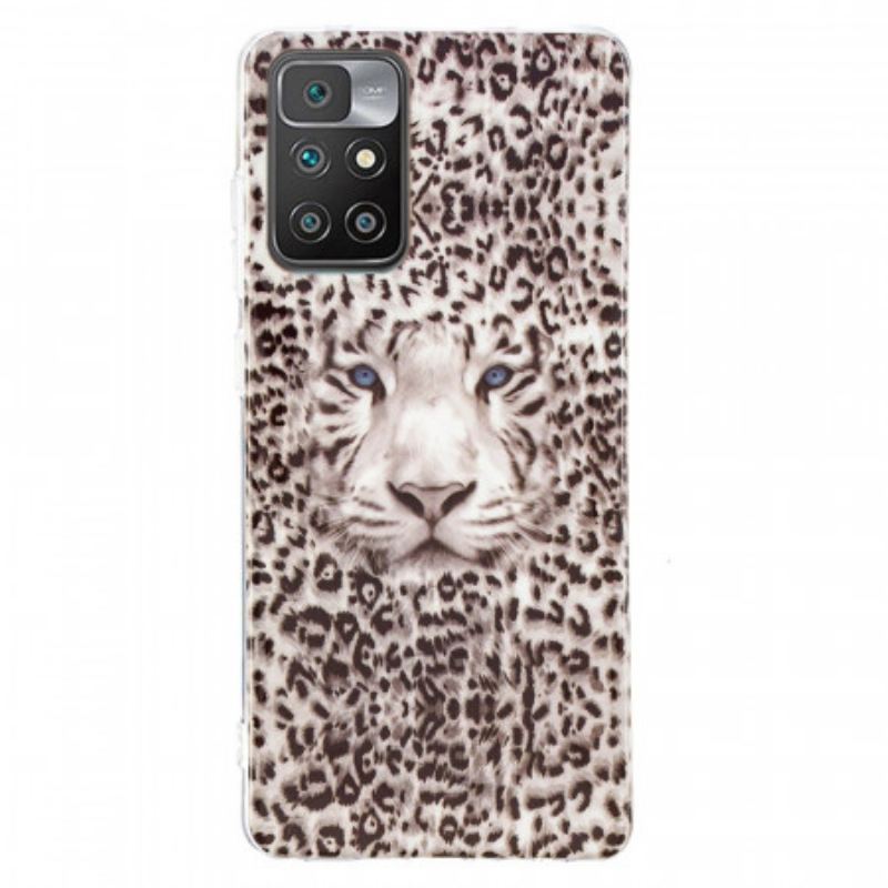 Coque Xiaomi Redmi 10 Leopard Fluorescente