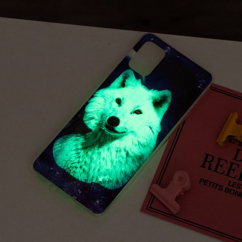 Coque Xiaomi Redmi 10 Loup Fluorescente