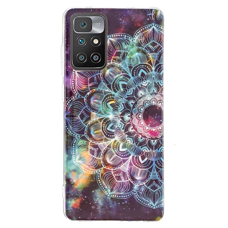 Coque Xiaomi Redmi 10 Mandala Coloré Fluorescente