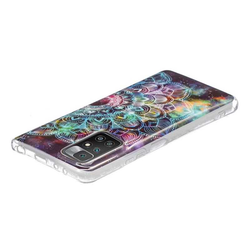 Coque Xiaomi Redmi 10 Mandala Coloré Fluorescente