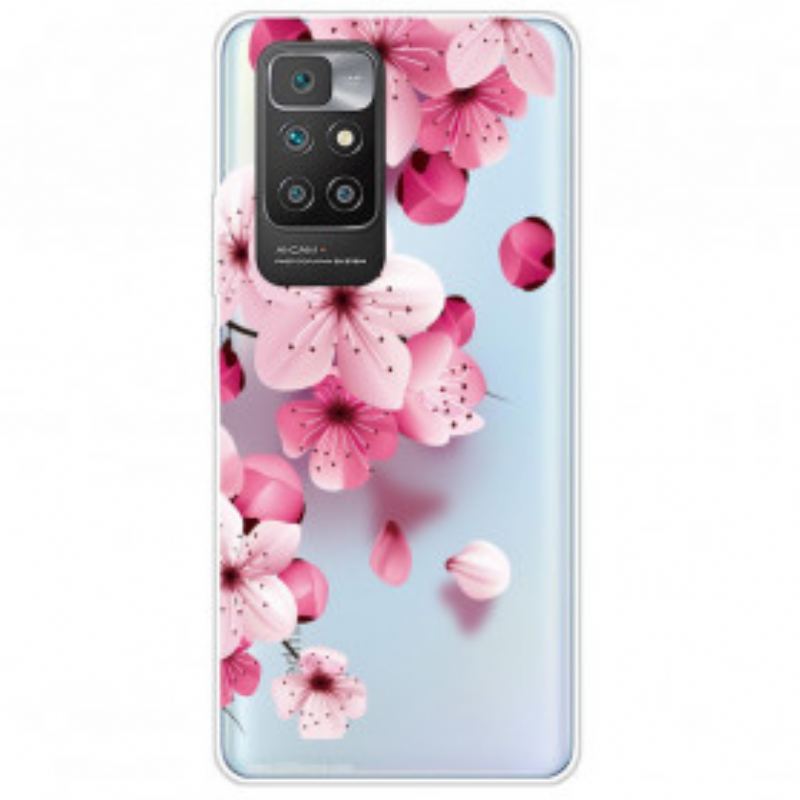 Coque Xiaomi Redmi 10 Petites Fleurs Roses