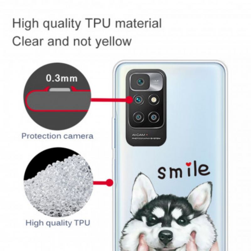 Coque Xiaomi Redmi 10 Smile Dog