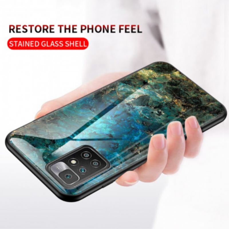 Coque Xiaomi Redmi 10 Verre Trempé Marble Colors