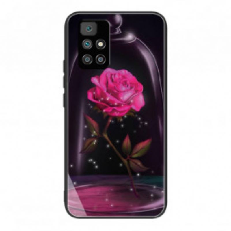 Coque Xiaomi Redmi 10 Verre Trempé Rose Magique