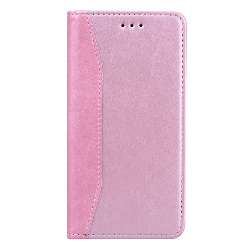 Flip Cover Xiaomi Redmi 10 Effet Cuir Business Bicolore