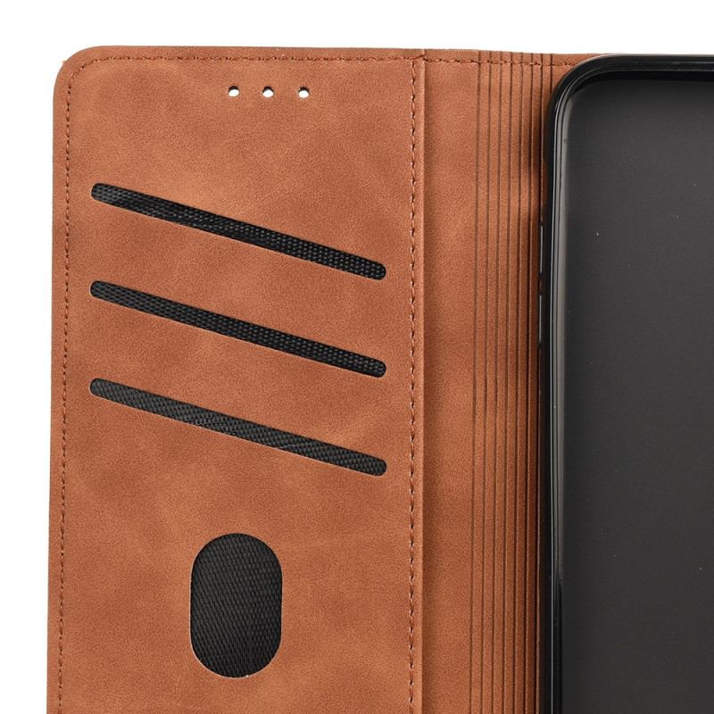 Flip Cover Xiaomi Redmi 10 Effet Cuir Business Bicolore