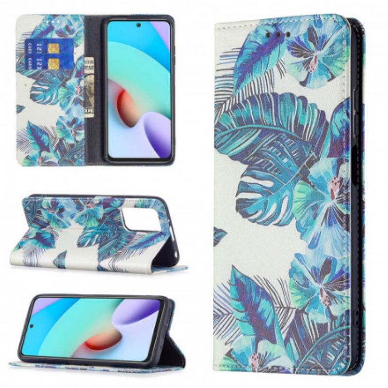 Flip Cover Xiaomi Redmi 10 Feuilles